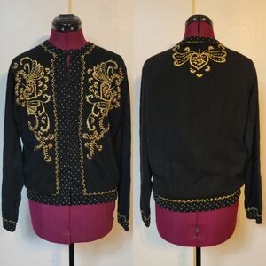 VTG beaded sweater